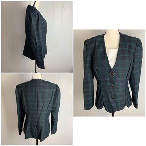 Vintage Plaid Blazer-8